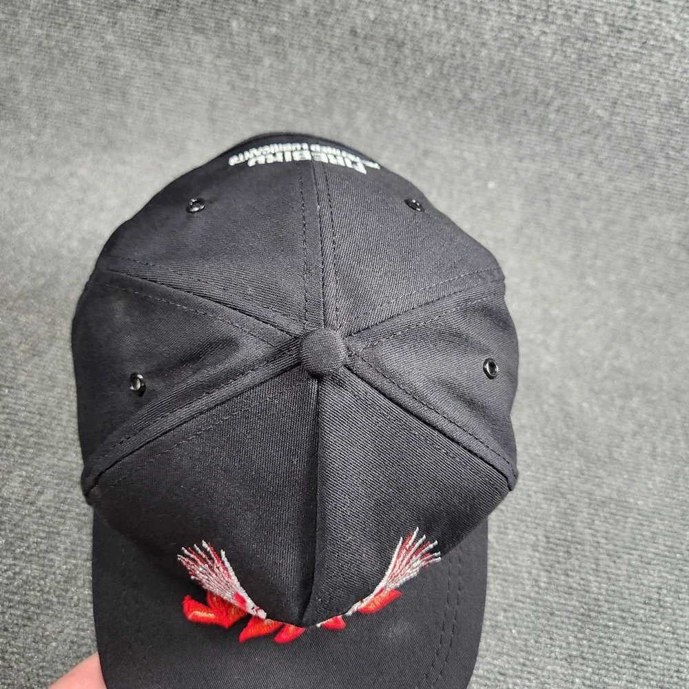 Vintage Racing‎ Snapback Hat Adult Firebird Lubricants 76 Bird Logo 90s Black